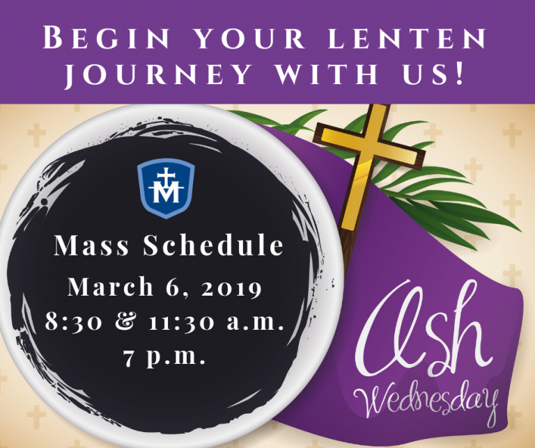 Ash Wednesday Masses Immaculate Conception Church